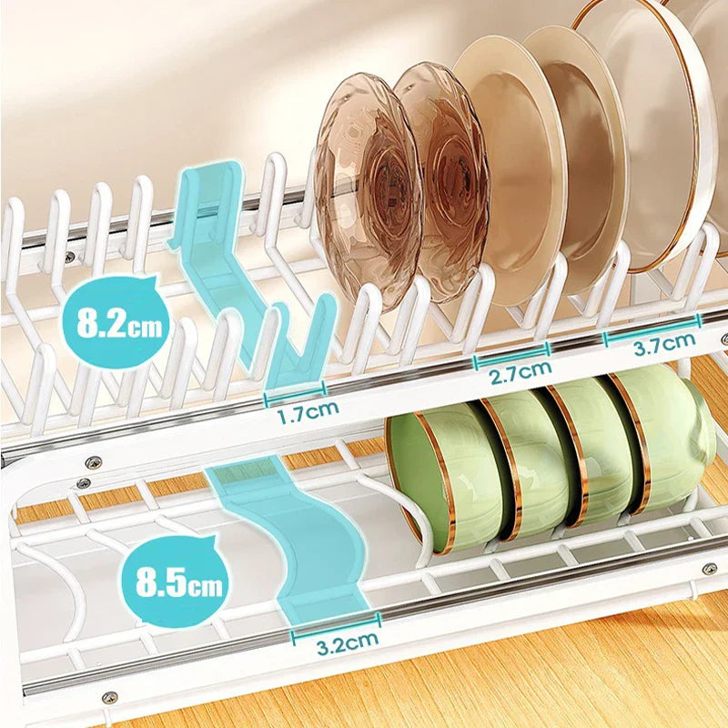 Avtoit | Kitchen Cabinet Sliding Storage Dish Rack