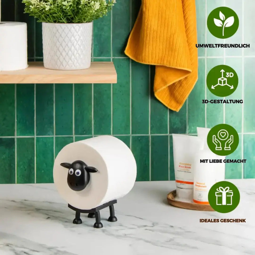 Avtoit | Sheep toilet paper holder – Practical & charming for the bathroom