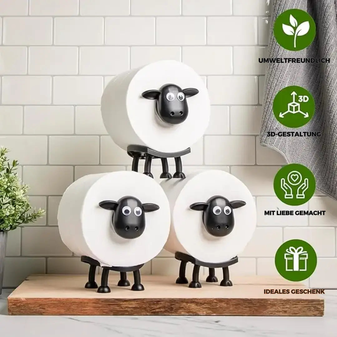 Avtoit | Sheep toilet paper holder – Practical & charming for the bathroom