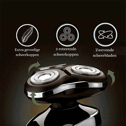 Avtoit | Rechargeable Wet & Dry Electric Shaver for Men – Waterproof Grooming with LCD Display