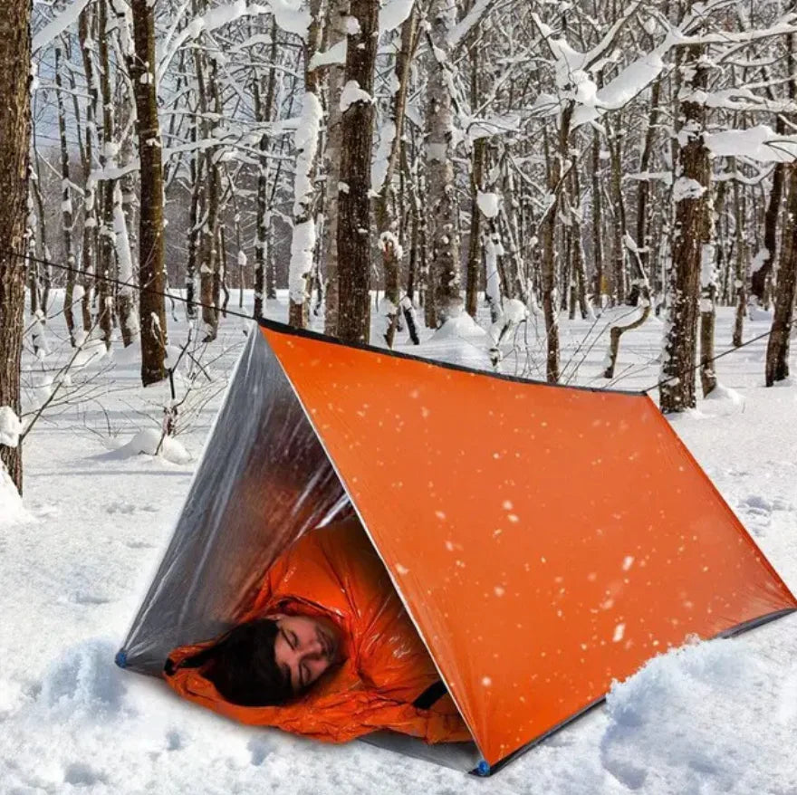 Avtoit | 2-Person Survival Tent with Thermal Insulation for Outdoor Adventures