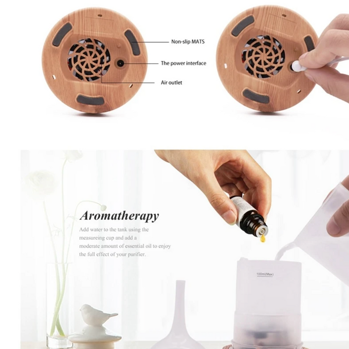 Avtoit | AromaBurst 3D Glass Essential Oil Diffuser with LED Lights