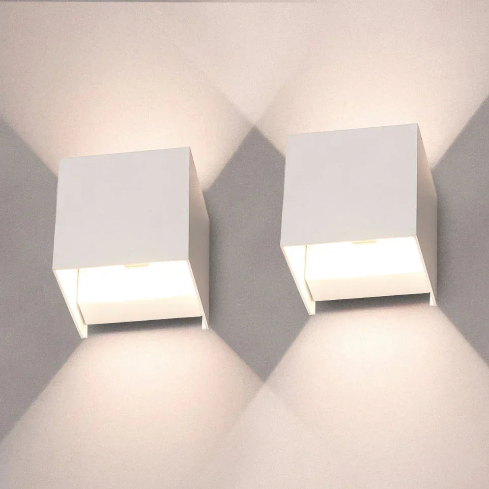 Avtoit | Modern LED wall light in cube design