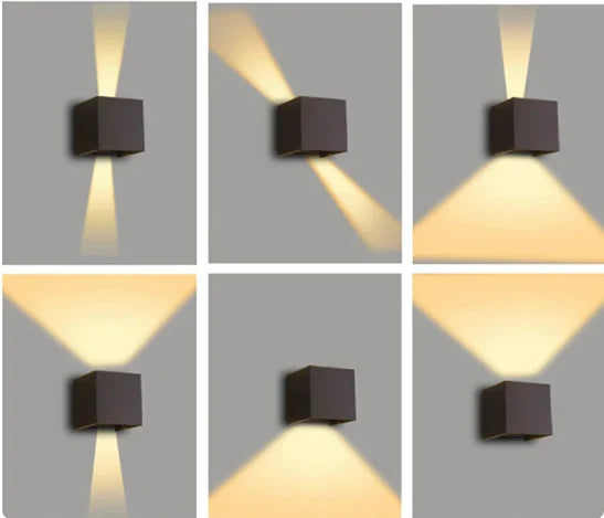 Avtoit | Modern LED wall light in cube design