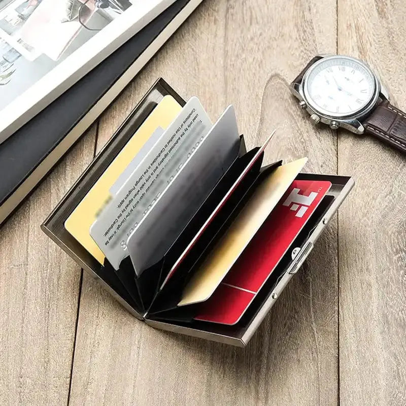 Avtoit | Slim RFID-blocking stainless steel wallet for cards