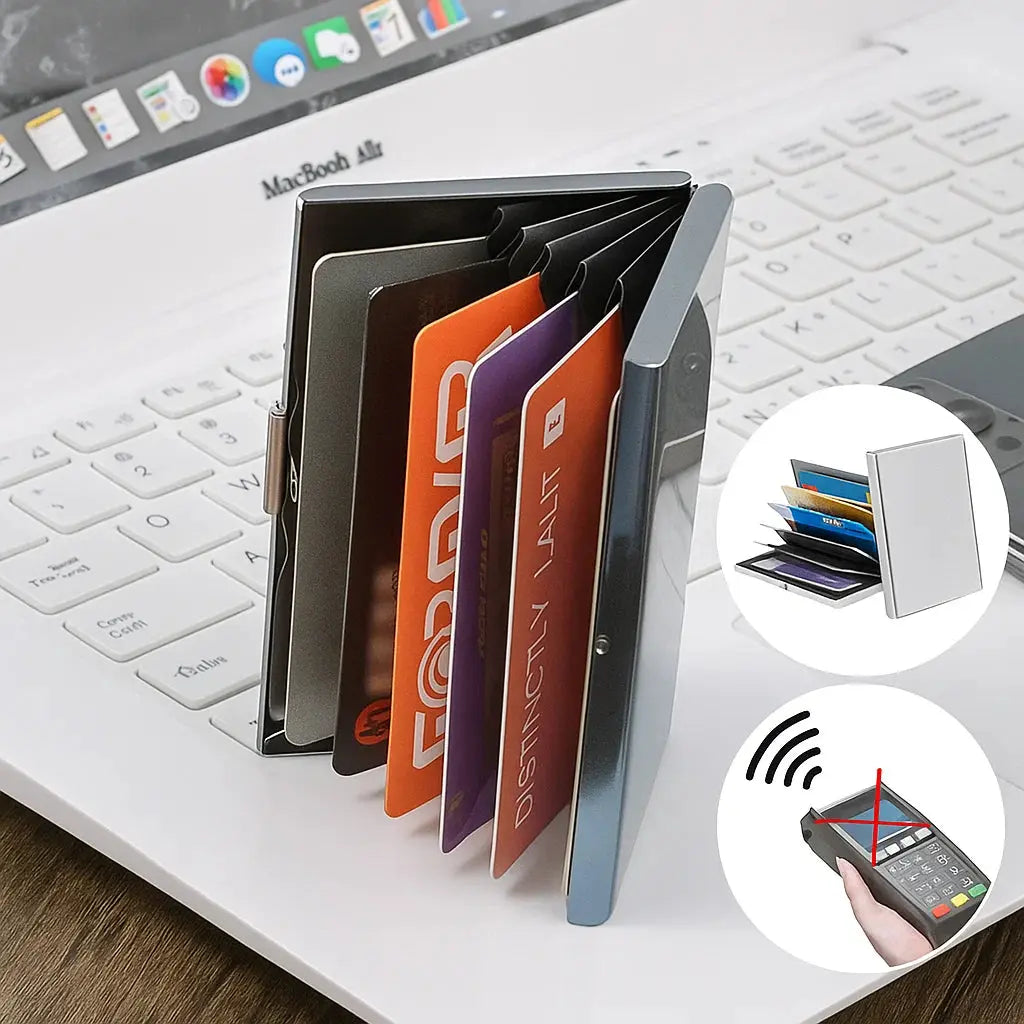 Avtoit | Slim RFID-blocking stainless steel wallet for cards