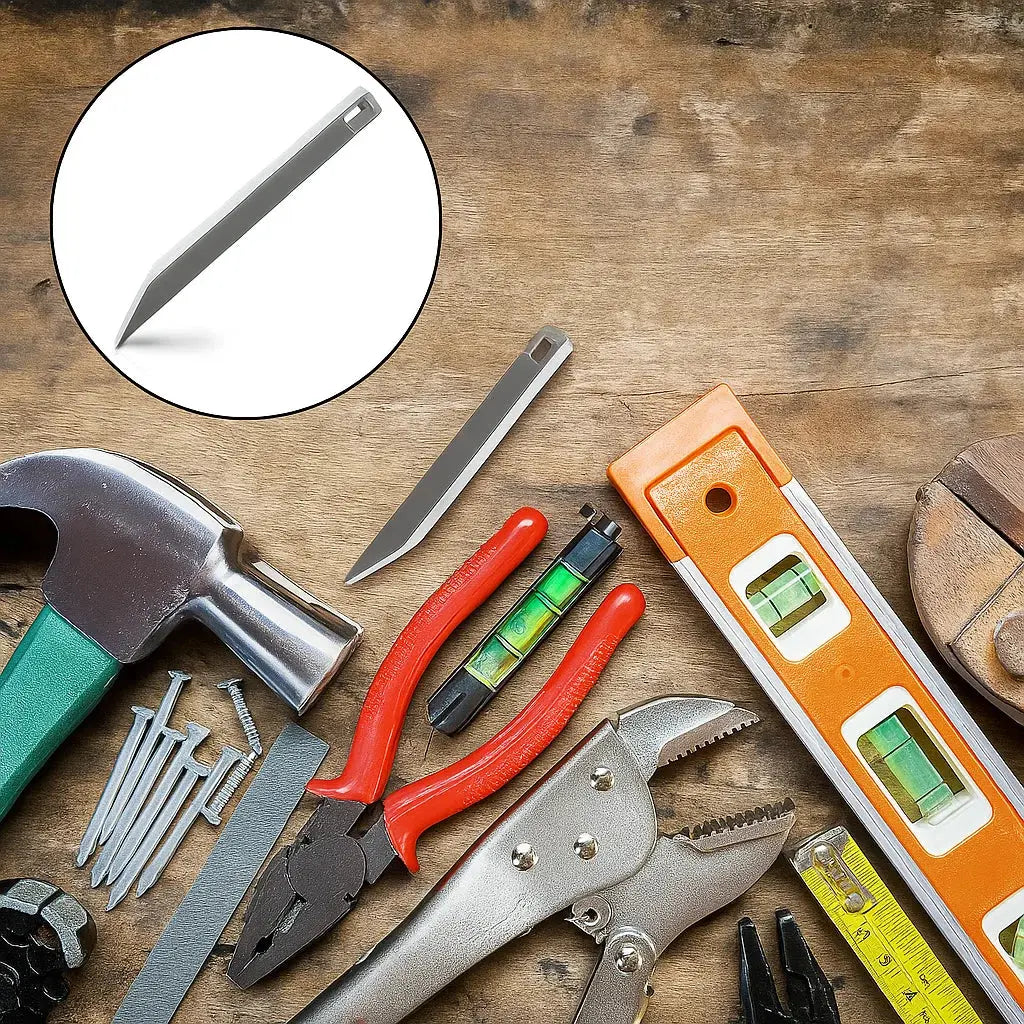 Stainless Steel Keychain Prybar with Scraper and Screwdriver Functions