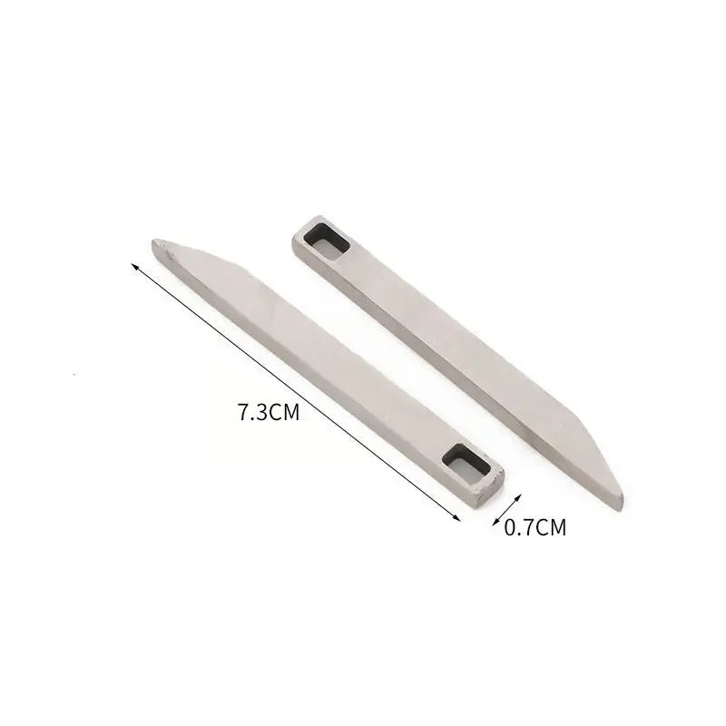 Stainless Steel Keychain Prybar with Scraper and Screwdriver Functions