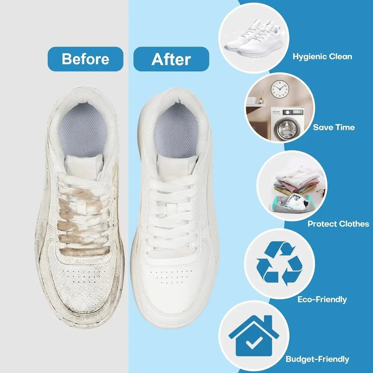 Avtoit | Shoe washing bag – Gentle cleaning for shoes and textiles