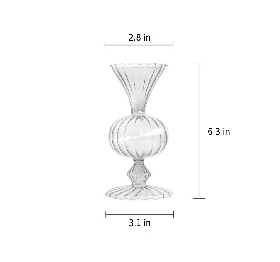 Avtoit | Petal-Textured-Glass Accents & Vases