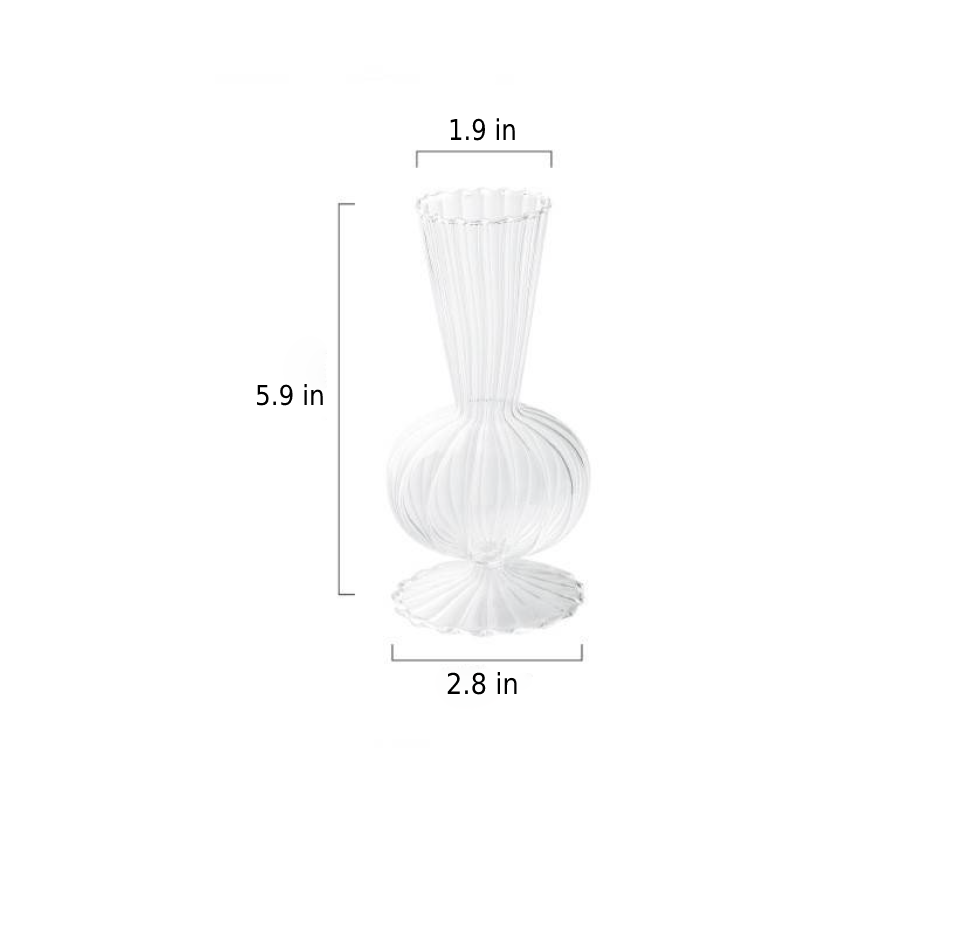 Avtoit | Petal-Textured-Glass Accents & Vases
