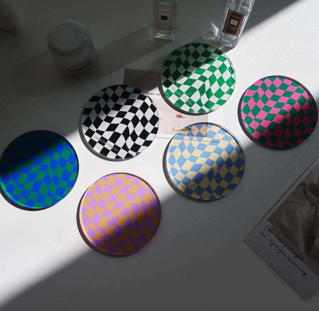 Avtoit | Checkered Acrylic Coaster