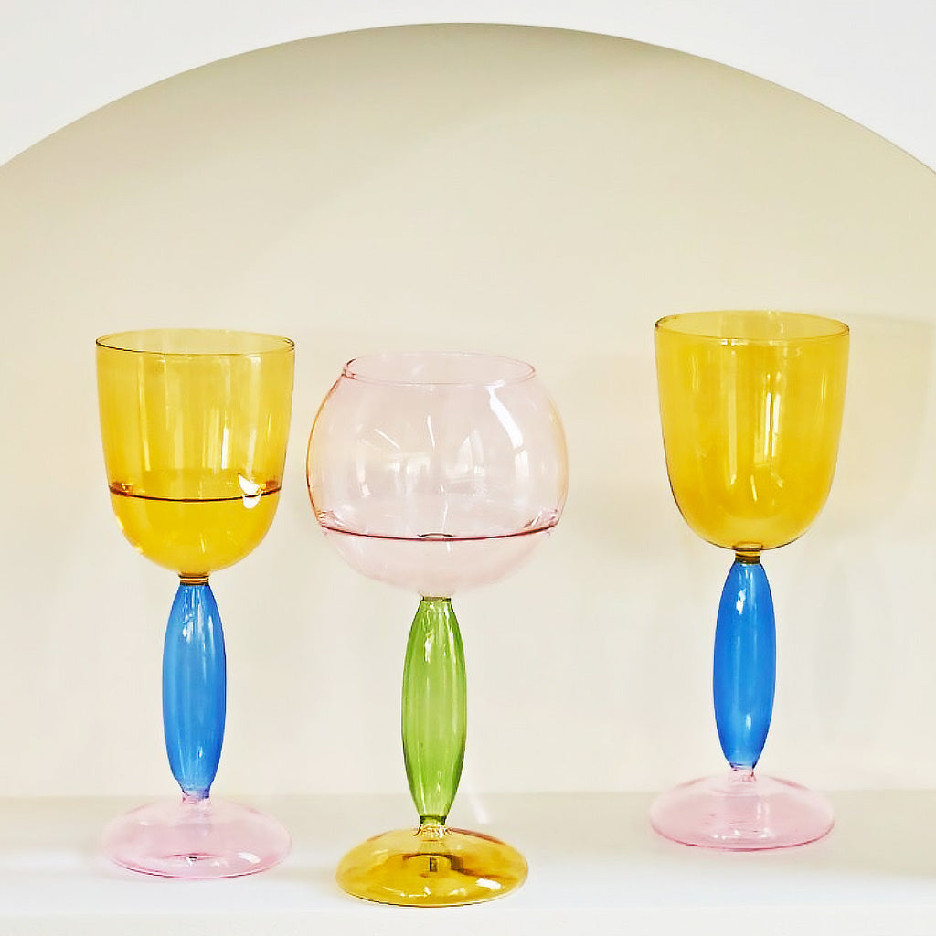 Avtoit | Borosilicate 3-Color Glassware - Wine Glass