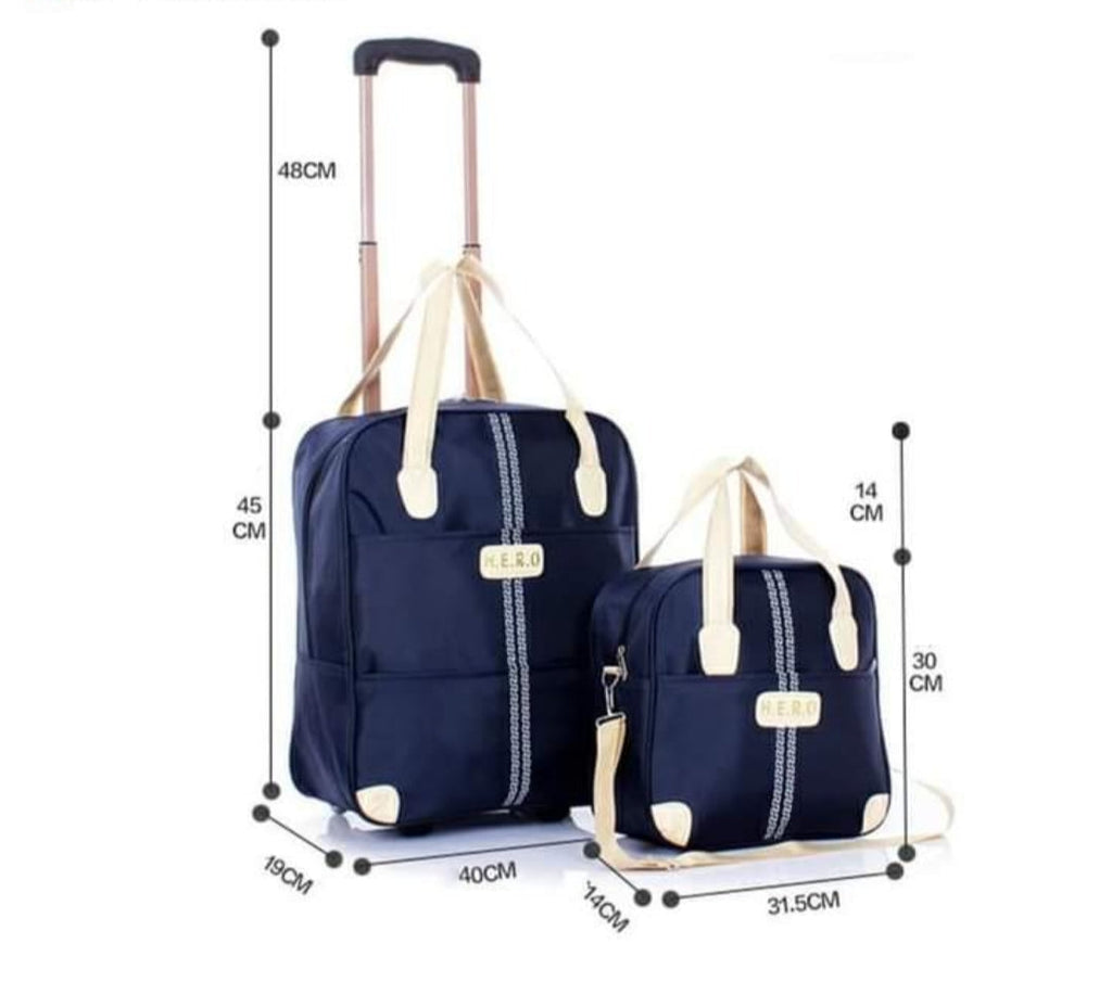 Avtoit | 2 in 1 Trolley Traveling Bag with a boarding bag