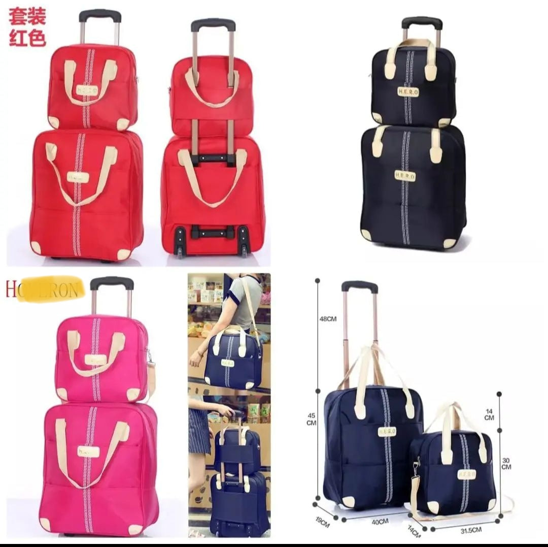 Avtoit | 2 in 1 Trolley Traveling Bag with a boarding bag