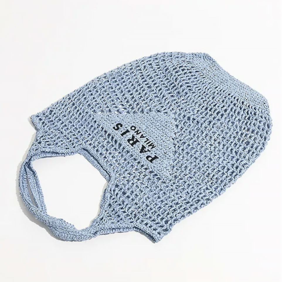 Avtoit | Net straw crochet beach bag