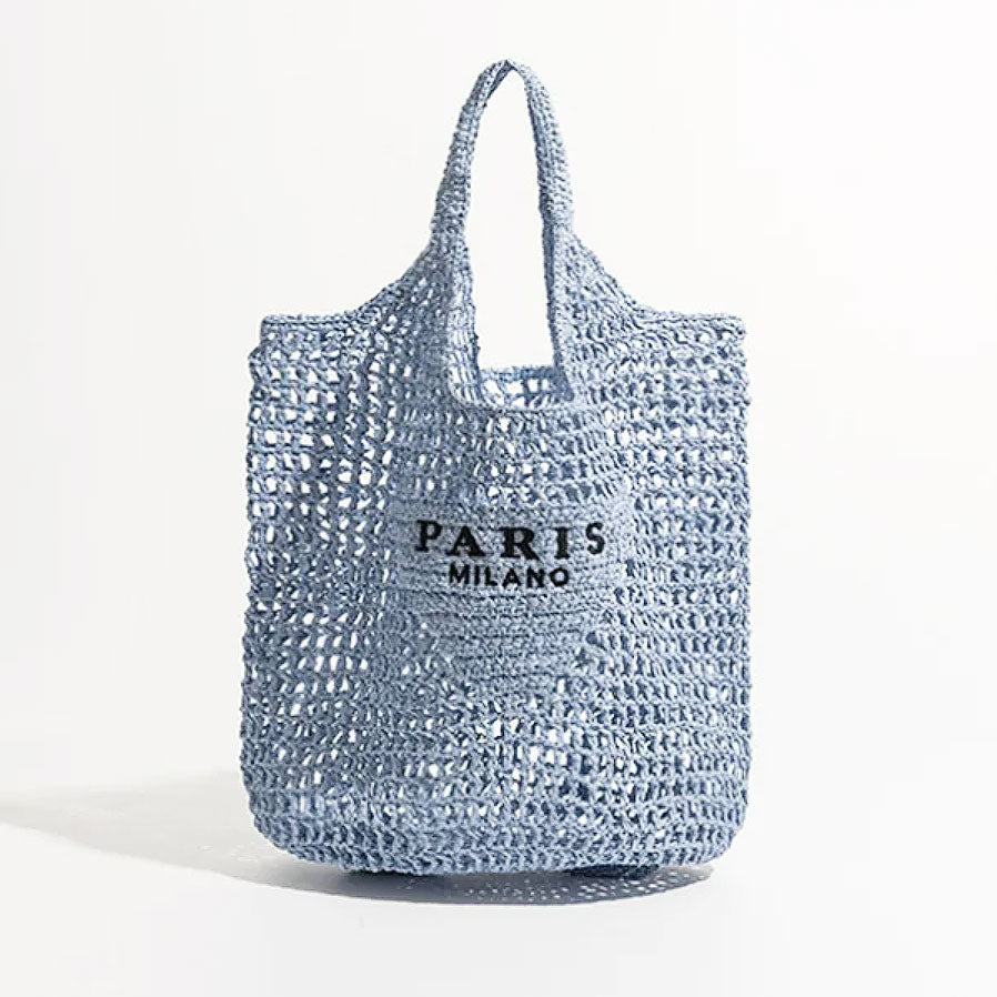 Avtoit | Net straw crochet beach bag