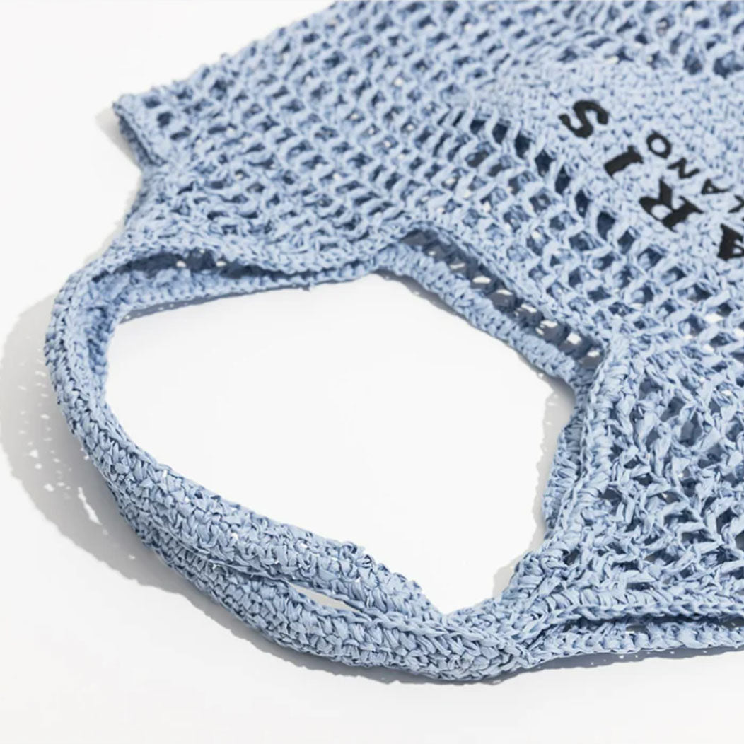 Avtoit | Net straw crochet beach bag
