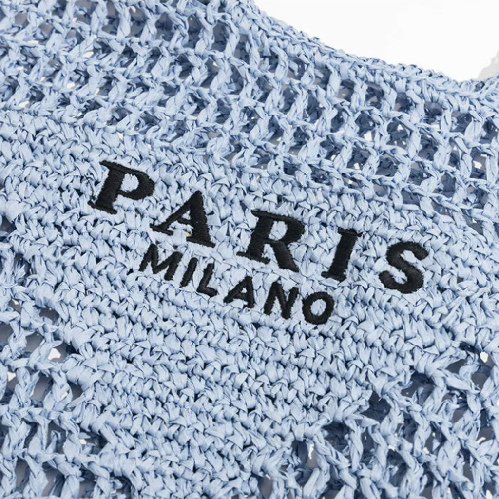 Avtoit | Net straw crochet beach bag