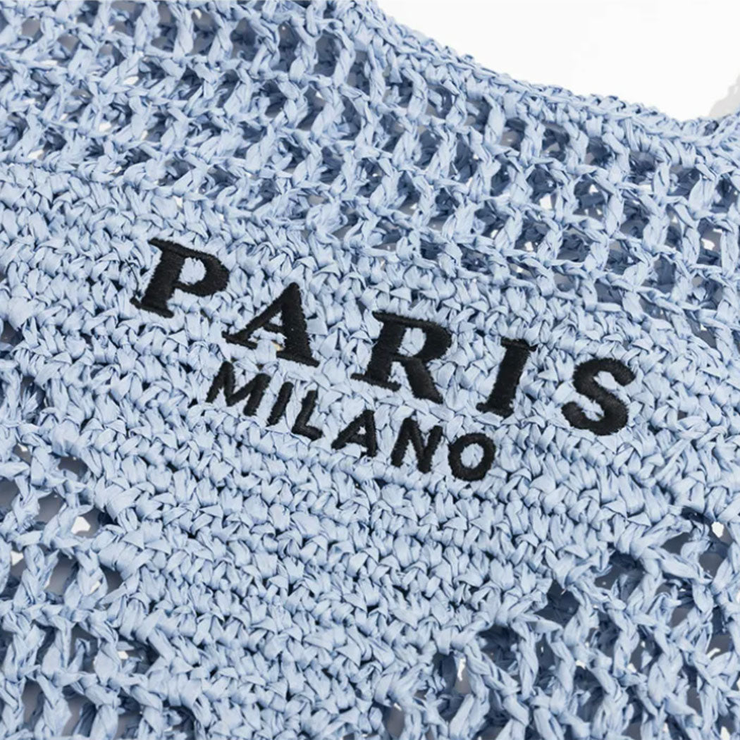 Avtoit | Net straw crochet beach bag