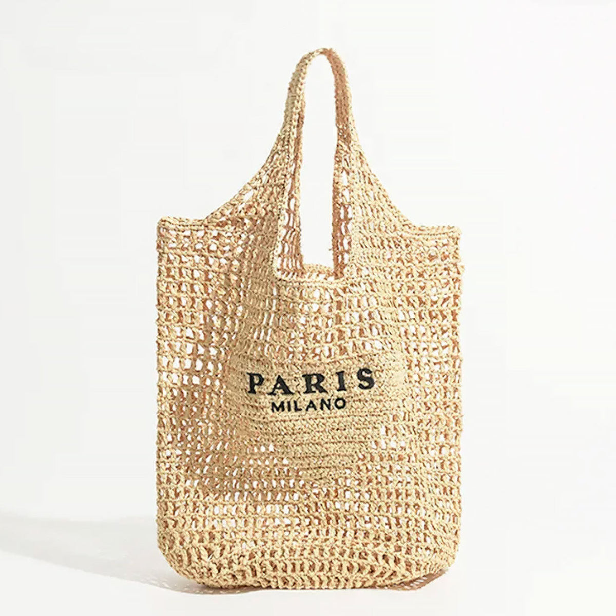 Avtoit | Net straw crochet beach bag
