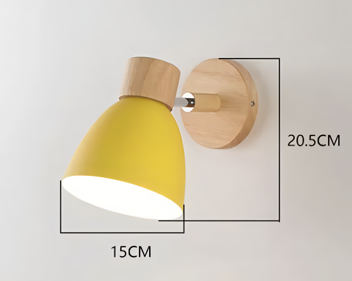 Avtoit | Nordic-modern hanging switch wall lamp made of wood