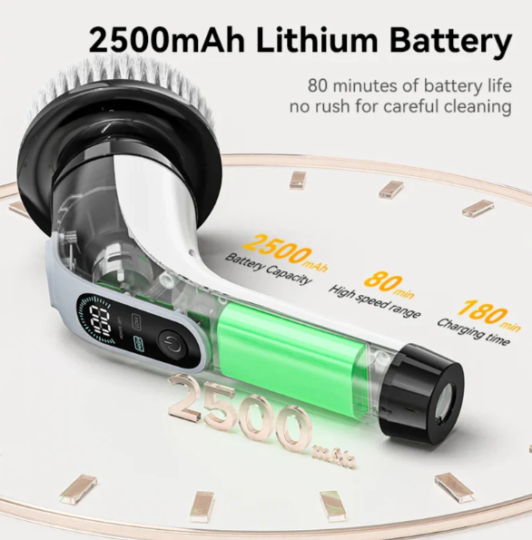 Avtoit | Cordless Electric Cleaning Brush with 7 Replaceable Attachments