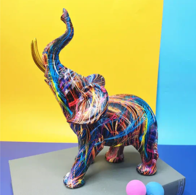 Avtoit | Colorful Elephant Statue