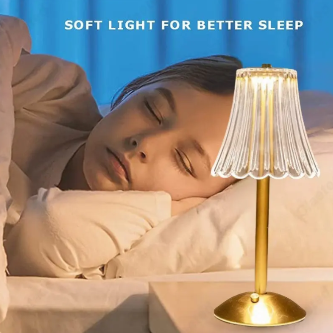 Avtoit | Wireless Crystal Table Lamp with Dimming Function