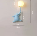 Avtoit | Modern LED Cartoon Wall Lamp – Minimalist Bear Wall Light with 3D Moon