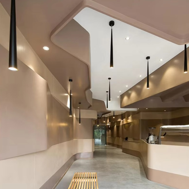 Avtoit | Modern LED pendant lamp – Dimmable aluminum cone