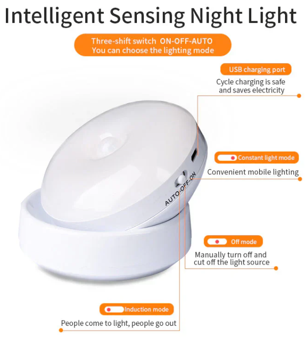 Avtoit | Smart Motion Sensor Night Light – Energy Saving and Automatic
