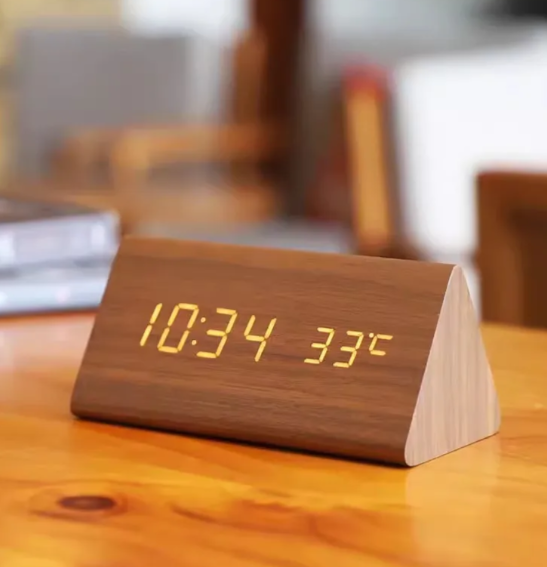 Avtoit | LED wooden watch with voice activation