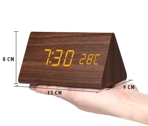 Avtoit | LED wooden watch with voice activation