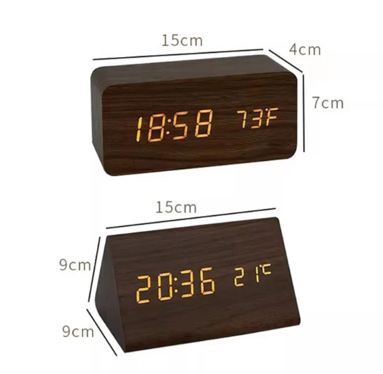 Avtoit | LED wooden watch with voice activation