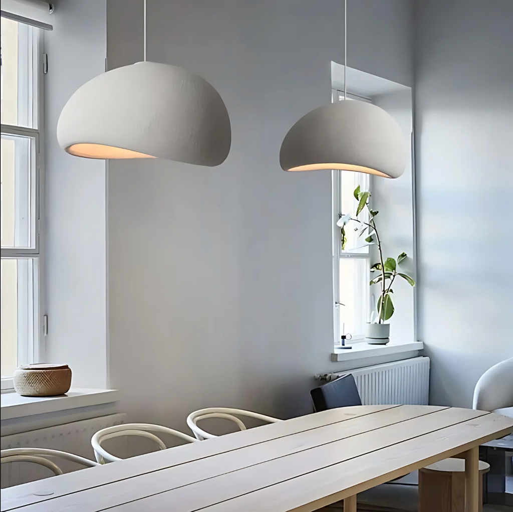 Avtoit | LED Pendant Lamp - Nordic Wabi Sabi Design - Adjustable Lighting Fixture for Home Decor & Modern Interiors