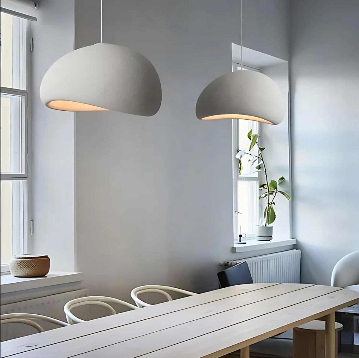 Avtoit | LED Pendant Lamp - Nordic Wabi Sabi Design - Adjustable Lighting Fixture for Home Decor & Modern Interiors