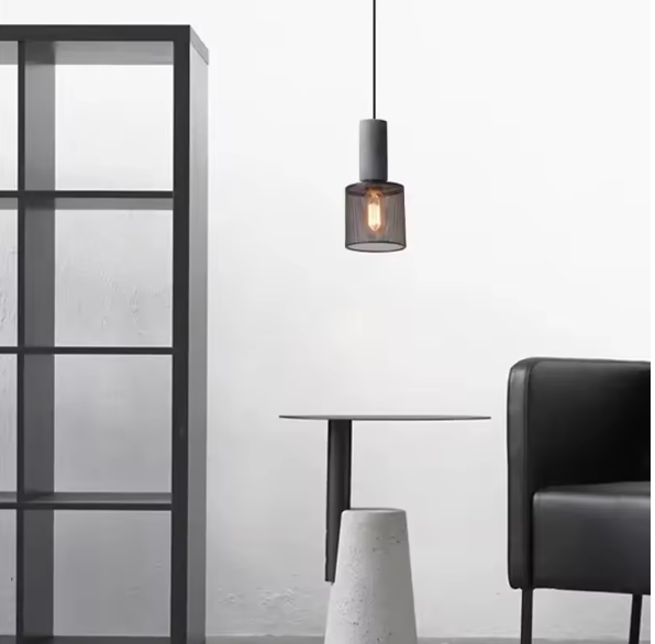 Avtoit | Betono_B | Industrial LED pendant light – Concrete & Iron