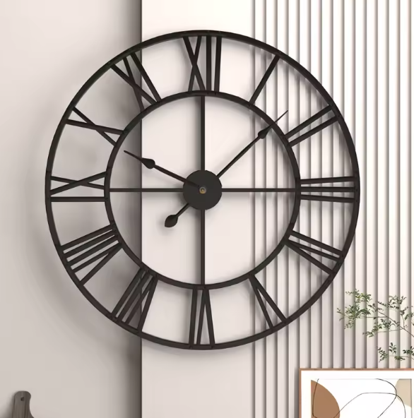 Avtoit | ClassicTime | Quartz Wall Clock – 3D Design with Roman Numerals