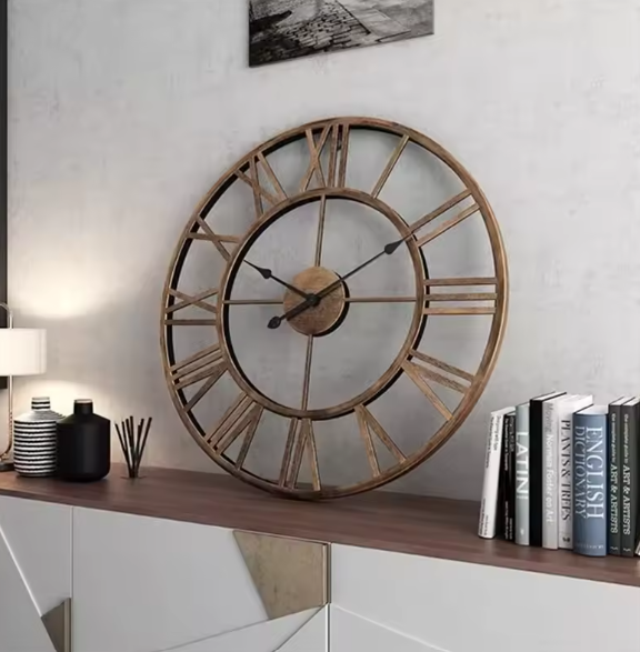 Avtoit | ClassicTime | Quartz Wall Clock – 3D Design with Roman Numerals