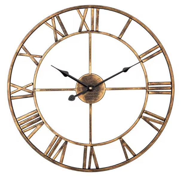 Avtoit | ClassicTime | Quartz Wall Clock – 3D Design with Roman Numerals