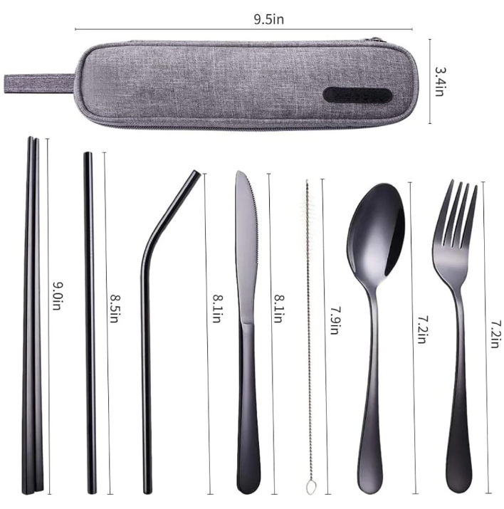 Avtoit | Compact stainless steel cutlery set for on the go