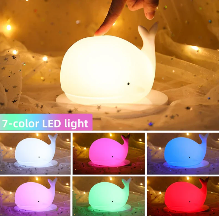 Avtoit | Charming Color Changing Whale Night Light
