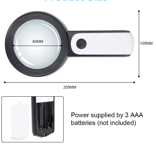 Avtoit | 30x magnifying glass for seniors