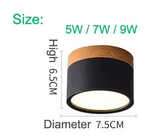 Avtoit | Alante - Nordic Wood Style Surface Mounted Round Ceiling Light