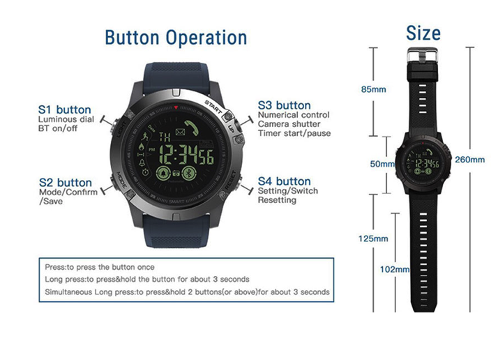 Avtoit | Invincible Military Smart T Watch
