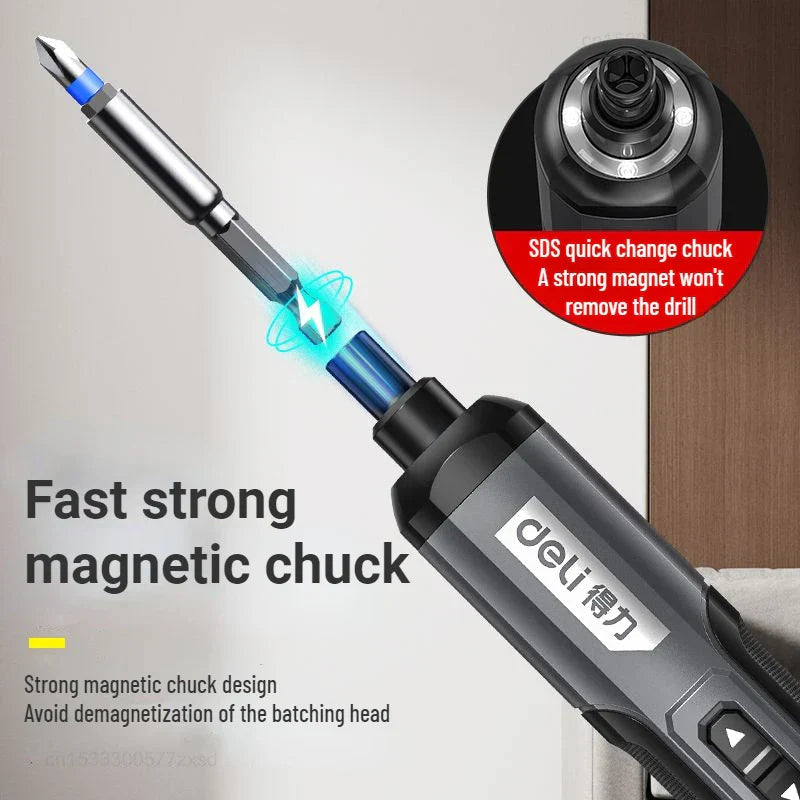Avtoit | Mini Cordless Rechargeable Electrical Screwdriver Drill Tool Set