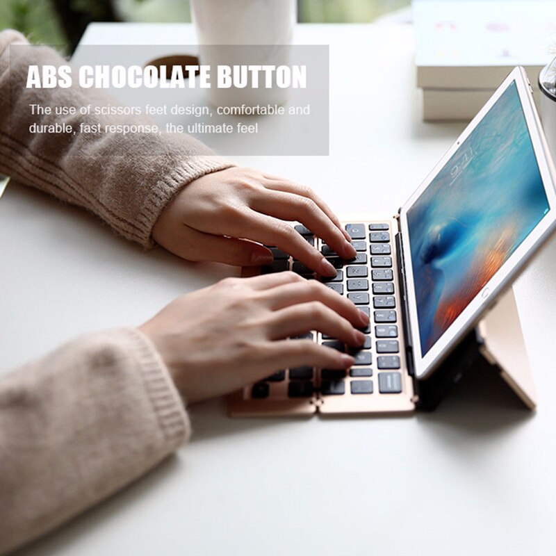 Avtoit | Portable Wireless Foldable Tablet Holder Keyboard