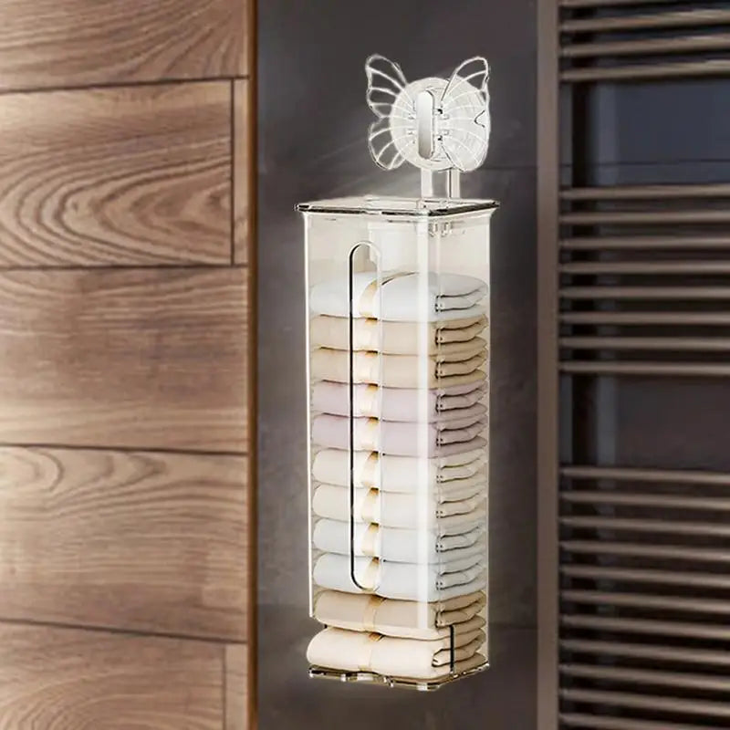Avtoit | Transparent Multifunctional Wall-Mounted Sock Organizer