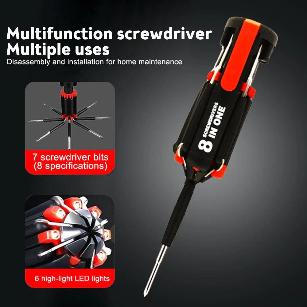 Avtoit | Bright Fix 8in1 LED Multi-Tool Screwdriver